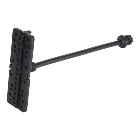 Universal Marine Electronic Fish Finder Mount Plate with 12.6 in / 32 cm Flexible Extension Hose and Hex Base Interface, Heavy Duty GPS Bracket for Garmin, Lowrance and Humminbird