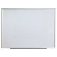 Universal Melamine Dry Erase Board, 48" x 36", Aluminum Frame