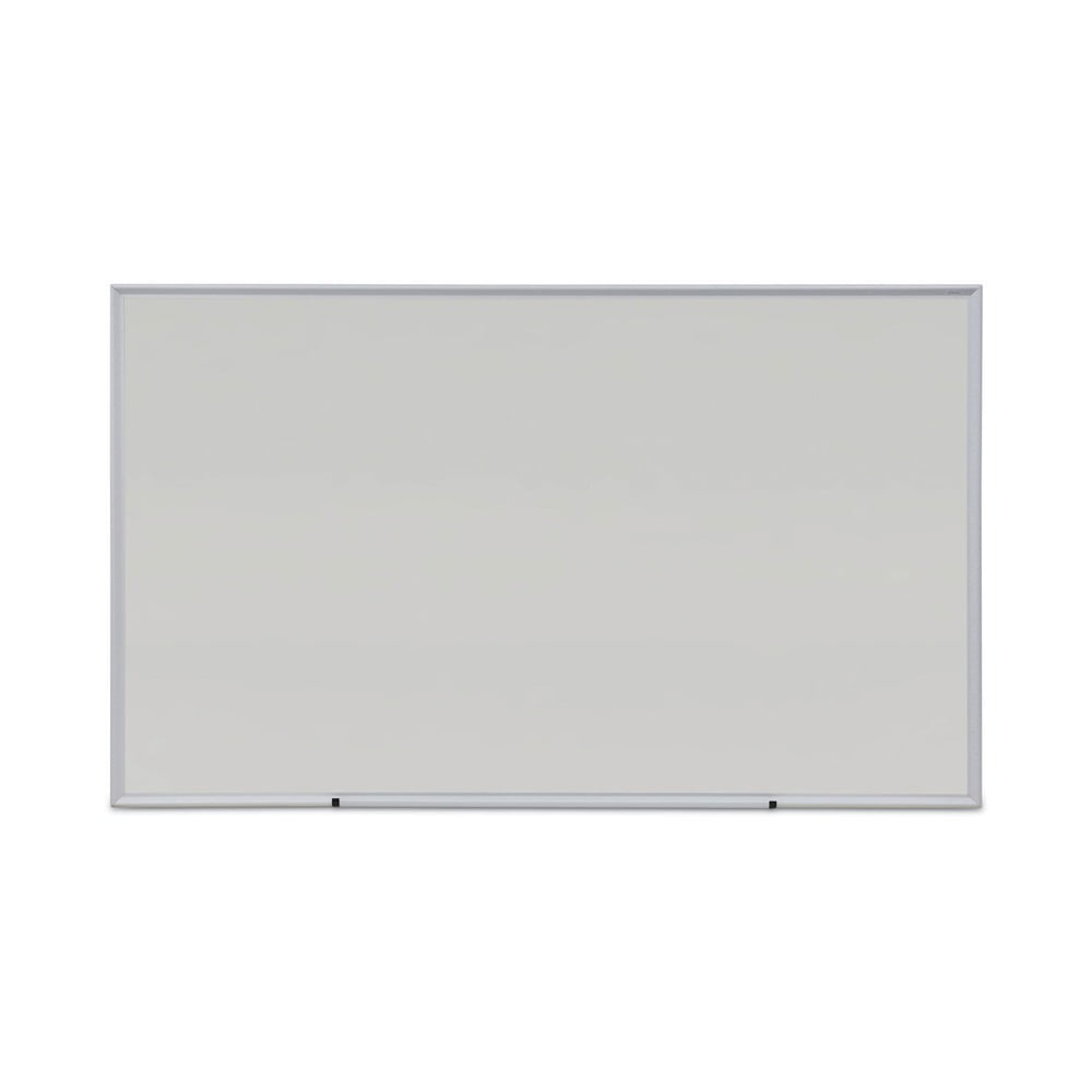 Universal Melamine Dry Erase Board, 60" x 36", Satin-Finished Aluminum Frame