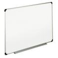 Universal Melamine Dry Erase Board, 72" x 48", Aluminum Finish Frame