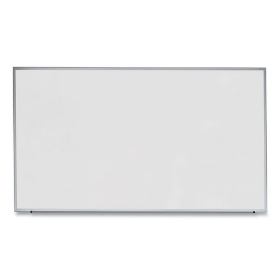 Universal Melamine Dry Erase Board, 72" x 48", Satin-Finished Aluminum Frame
