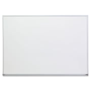 Universal Melamine Dry Erase Board Aluminum Frame, White