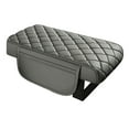 thumbnail image 1 of Universal Memory Foam Car Armrest Cushion with Storage Pockets - Leather Console Cover Pad, Anti-Scratch & Waterproof Elbow Rest for Cars, Trucks, SUVs, 1 of 8