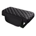 thumbnail image 1 of Universal Memory Foam Car Armrest Cushion with Storage Pockets - Leather Console Cover Pad, Anti-Scratch & Waterproof Elbow Rest for Cars, Trucks, SUVs, 1 of 8