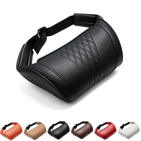 Universal Memory Foam Car Headrest Neck Pillow, 2026 Adjustable Breathable Washable Ergonomic Support Auto Neck Cushion for Long Road Trips, Daily Drive