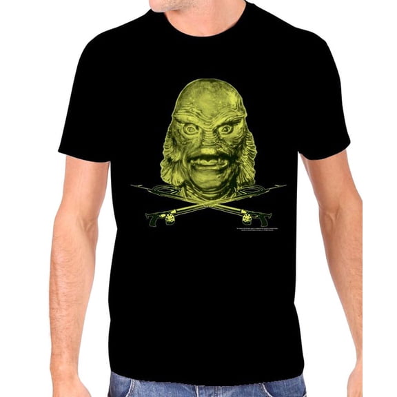 Universal Men's Creature Spearguns Glow in The Dark T-Shirt M