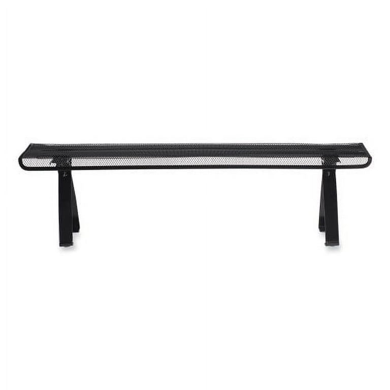 Mesh Off-Desk Shelf, 26.13 x 7 x 7, Black Mesh Off-Desk Shelf, 26.13 x 7 x 7, Black