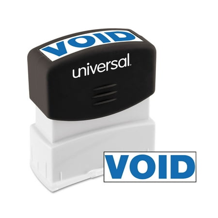 Universal Message Stamp, VOID, Pre-Inked One-Color, Blue