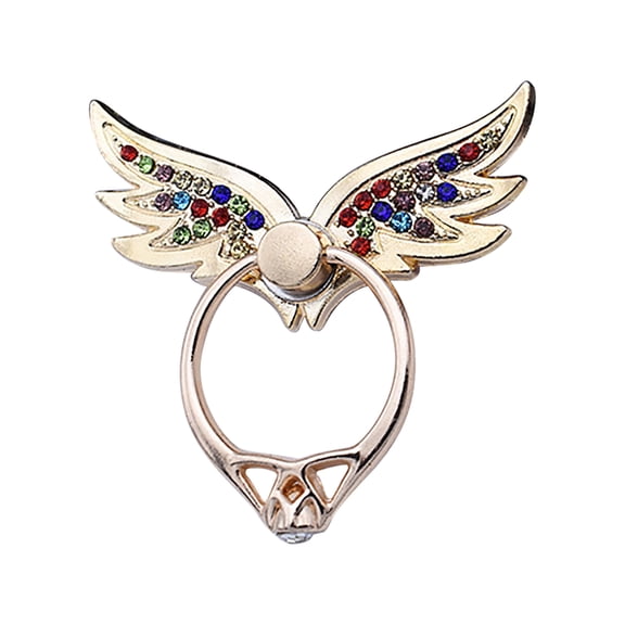 Universal Metal Finger Ring Phone Grip with 360 Rotation and Kickstand for Secure Smartphone Handling