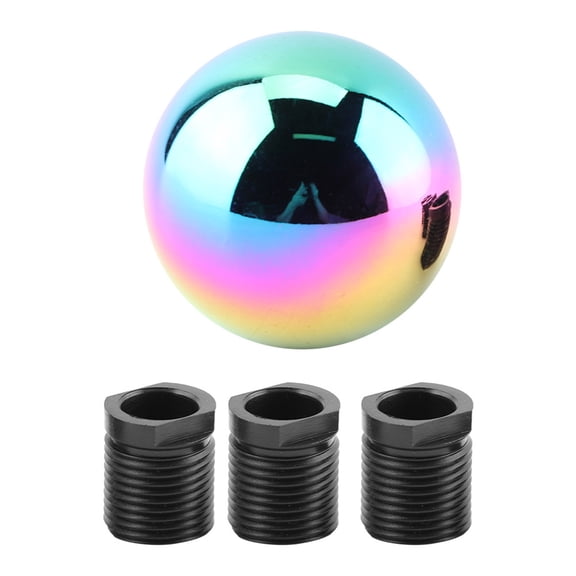 Universal Metal Gear Shift Knob, Durable Sensitive, Includes 8/10/12mm Adapters, Easy Install