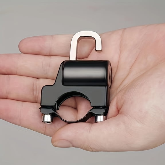 Universal Metal Motorcycle Helmet Lock, Anti-Theft Fixed Lock, Multi-Functional Electric Safety Motorcycle Accessory