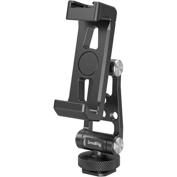 Universal Metal Phone Support with Cold Shoe Mount, Smartphone Holder Adapter Support Free Adjustment Joints, Phone Tripod Mount for iPhone 17 16 15 14, for Samsung Galaxy etc. - 4382