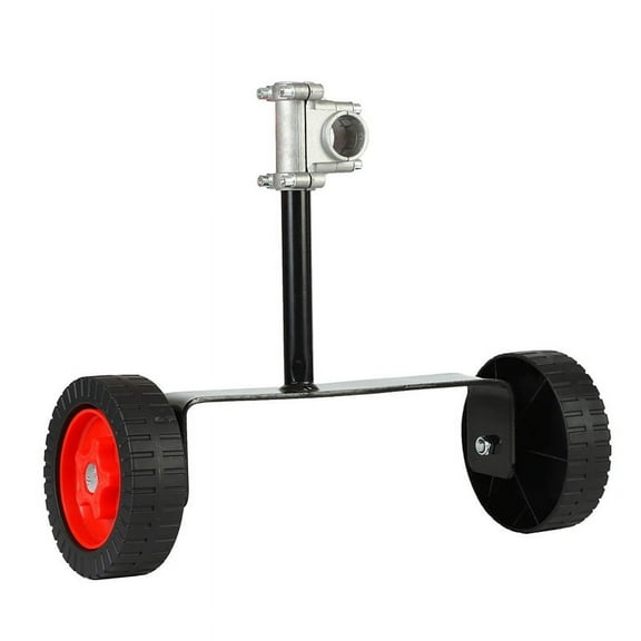 Universal Metal Wheels for String Trimmer Grass Eater Weed Adjustable for Tube 26mm(1inch) 28mm(1.1inch)