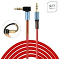 thumbnail image 1 of Universal Metallic Angled Auxiliary 3.5mm Audio Stereo Cable, 1 of 4