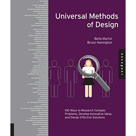 Pre-Owned Universal Methods of Design: 100 Ways to Research Complex Problems, Develop Innovative Ideas, and Design Effective Solutions (Hardcover) 1592537561 9781592537563