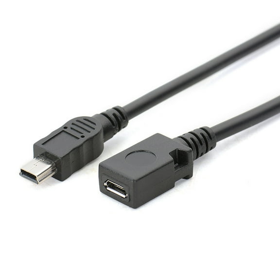 Universal Micro USB Female to Mini USB Male Adapter for MP4 Phone Charging Double Sided Charging & Data Transfer