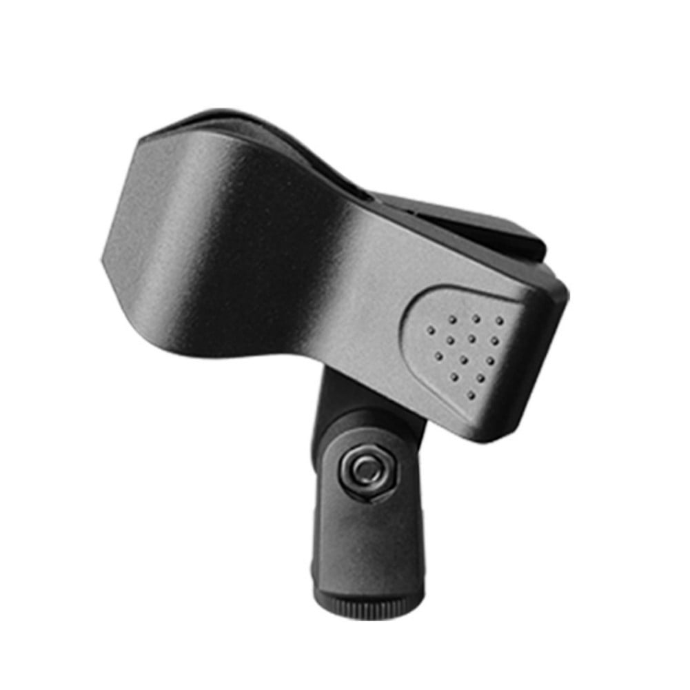 Universal Microphone Clip Clamp with Adapter for Handheld Mic Mount