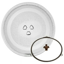 Universal Glass Turntable Plate, Round Replacement 24.5cm