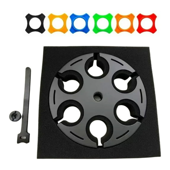 Universal Mics Stand Organizers 6 Hole Shockproof Design Studio KTV Storage
