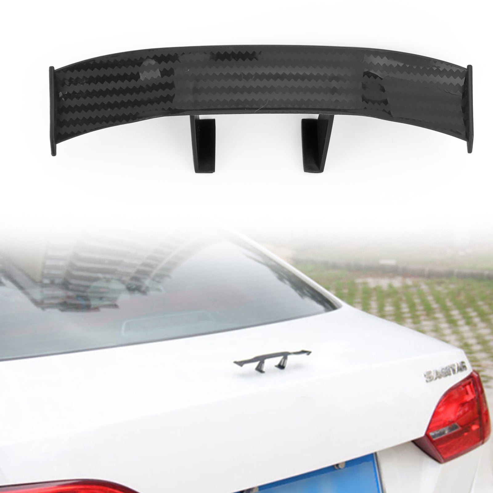 Universal Mini Spoiler Car Auto Tail Decoration Spoiler Wing Carbon Fiber  T1 F8