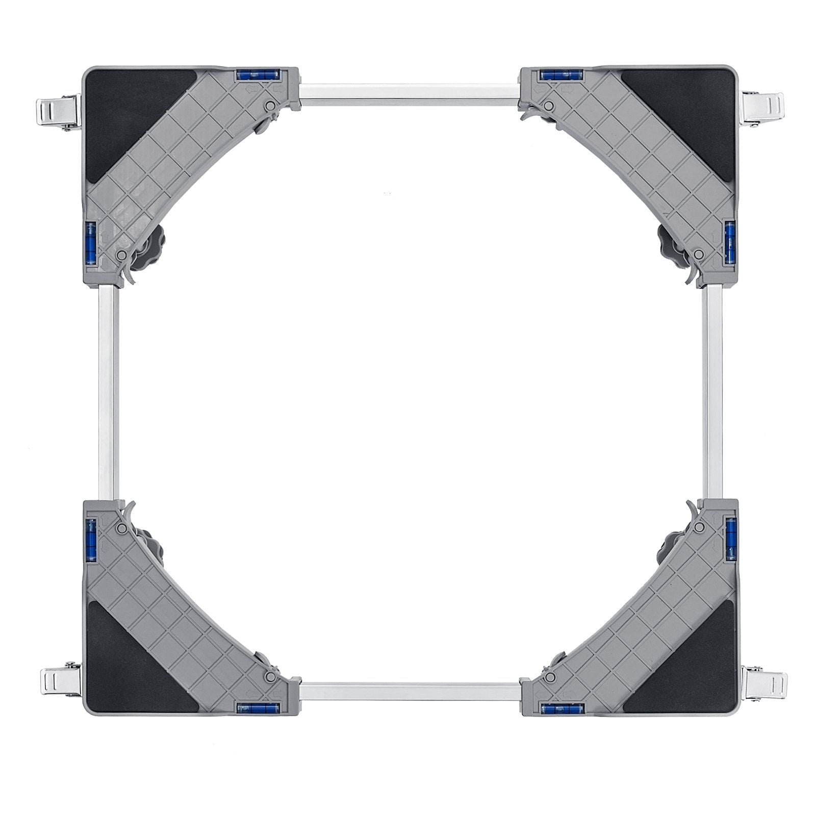 Universal Mobile Base Stand for Mini Fridge, Washer & Dryer - 400 lbs Capacity, 4 Locking Swivel Wheels & Adjustable Feet, Heavy Duty Pedestal