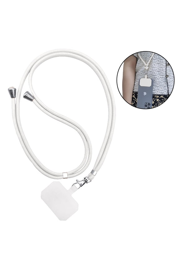 Universal Mobile Phone Lanyard, with Adjustable Nylon Neck Strap, Compatible with Most Smart Phone Cases