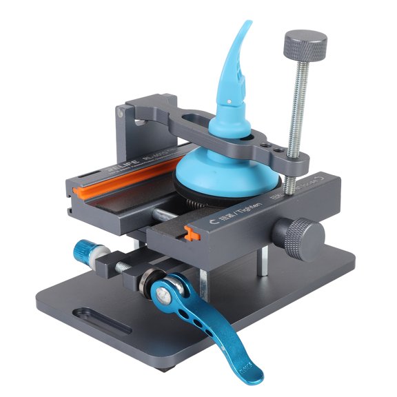 Universal Mobilephone LCD Screen Separator and Glass Rear Cover Removal Tool, 360 Rotating Fixture for Electronics Repair