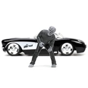 Jada Toys - 124 Wolfman Hollywood Rides 1957 Chevy Corvette with Wolfman