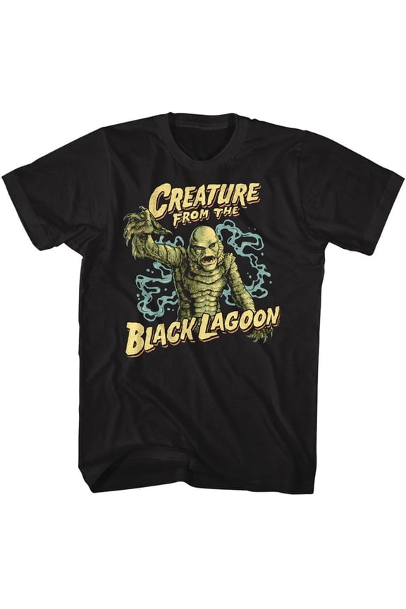 Universal Monsters Black Lagoon Creature Black T-Shirt