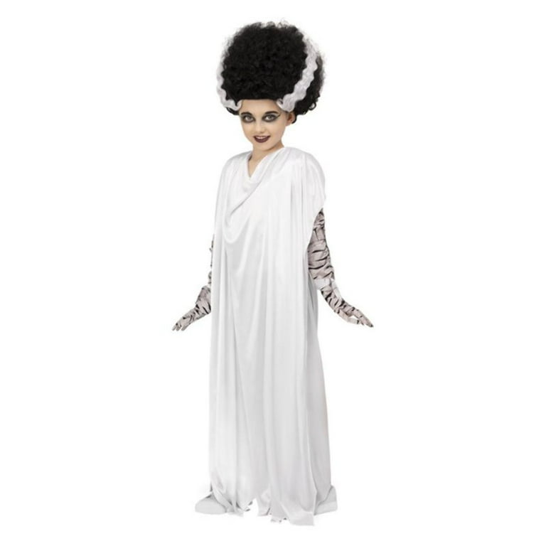 Universal Monsters Bride of Frankenstein Costume Child White Universal Monsters Bride of Frankenstein Costume Child White