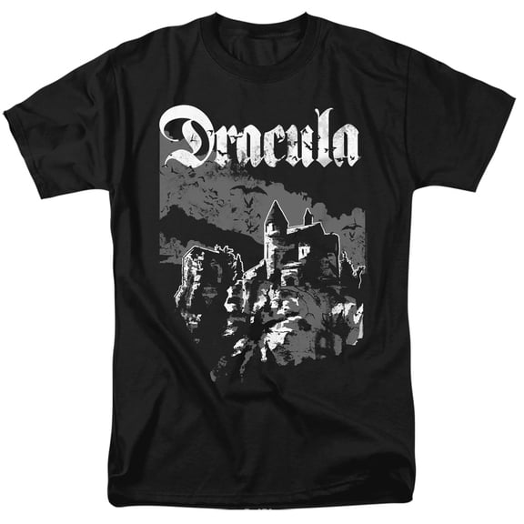 Universal Monsters Castle S/S Adult 18/1 T-Shirt Black