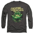 thumbnail image 1 of Universal Monsters Creature Breacher Long Sleeve Adult 18/1 T-Shirt Charcoal, 1 of 1