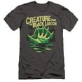 thumbnail image 1 of Universal Monsters Creature Breacher S/S Adult 30/1 T-Shirt Charcoal, 1 of 1