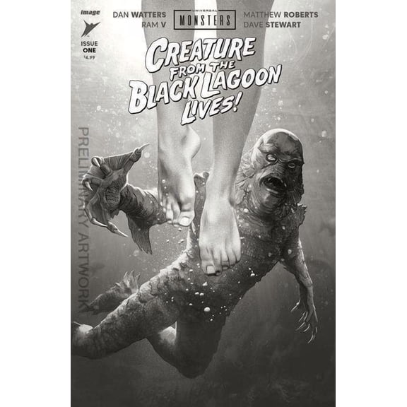 Universal Monsters: Creature From the Black Lagoon Lives! #1D VF ; Image Comic Book
