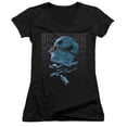 thumbnail image 1 of Universal Monsters Disappear Junior Women's T-Shirt V-Neck Black, 1 of 1