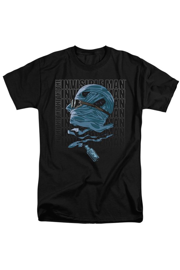 Universal Monsters Disappear S/S Adult Tall 18/1 T-Shirt Black