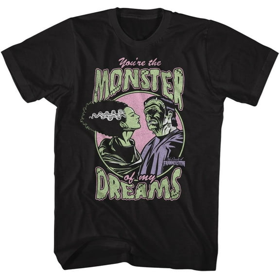 Universal Monsters Dream Monster Black Adult T-Shirt S