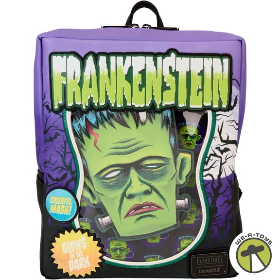 Universal Monsters Frankenstein Neon Mask Mini-Backpack Loungefly