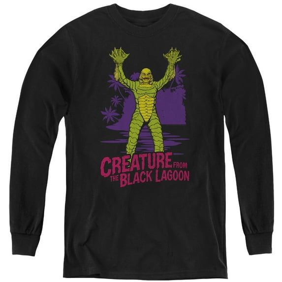 Universal Monsters - From Forbidden Depths - Youth Long Sleeve Shirt - X-Large