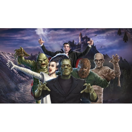 Universal Monsters Iconic Peel and Stick Wallpaper Mural