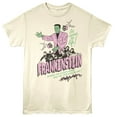 thumbnail image 1 of Frankenstein Comes to Life Naturally Men’s T Shirt (Ivory, AdultS), 1 of 2