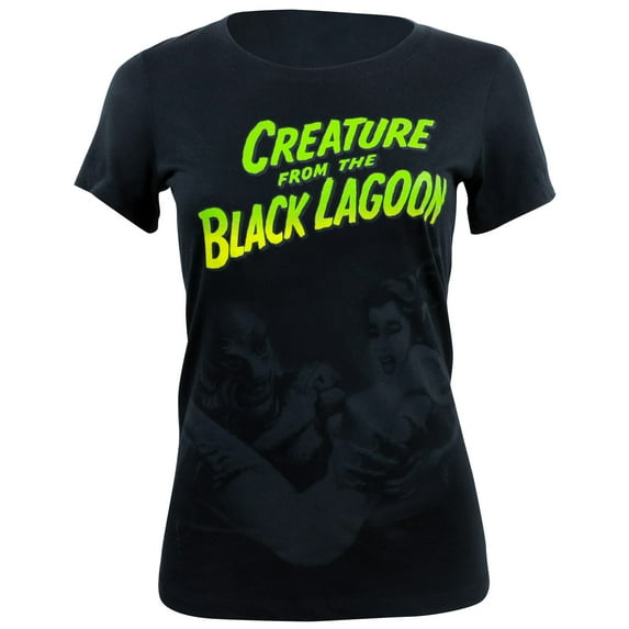 Universal Monsters Junior's Creature with Woman T-Shirt L