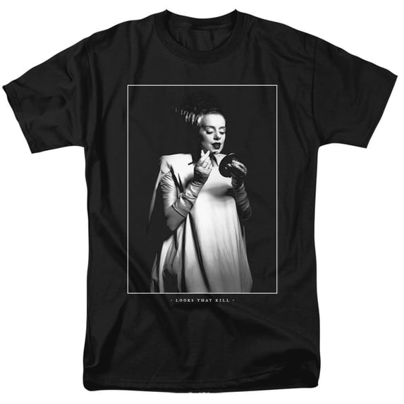 Universal Monsters Looks That KilLong S/S Adult 18/1 T-Shirt Black
