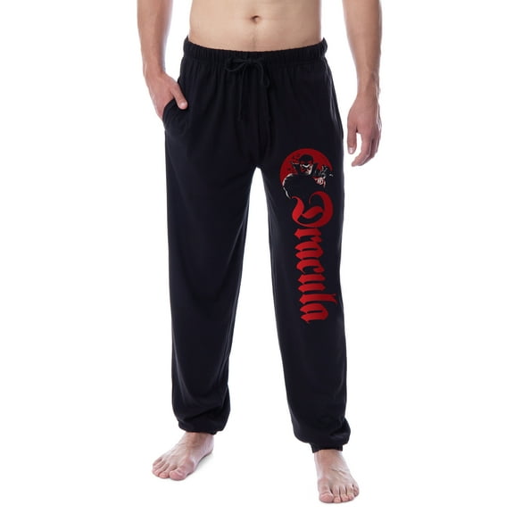 Universal Monsters Mens' Dracula Character Sleep Jogger Pajama Pants