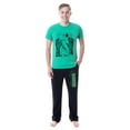 thumbnail image 1 of Universal Monsters Mens' Frankenstein Character Halloween Sleep Pajama Set, 1 of 6