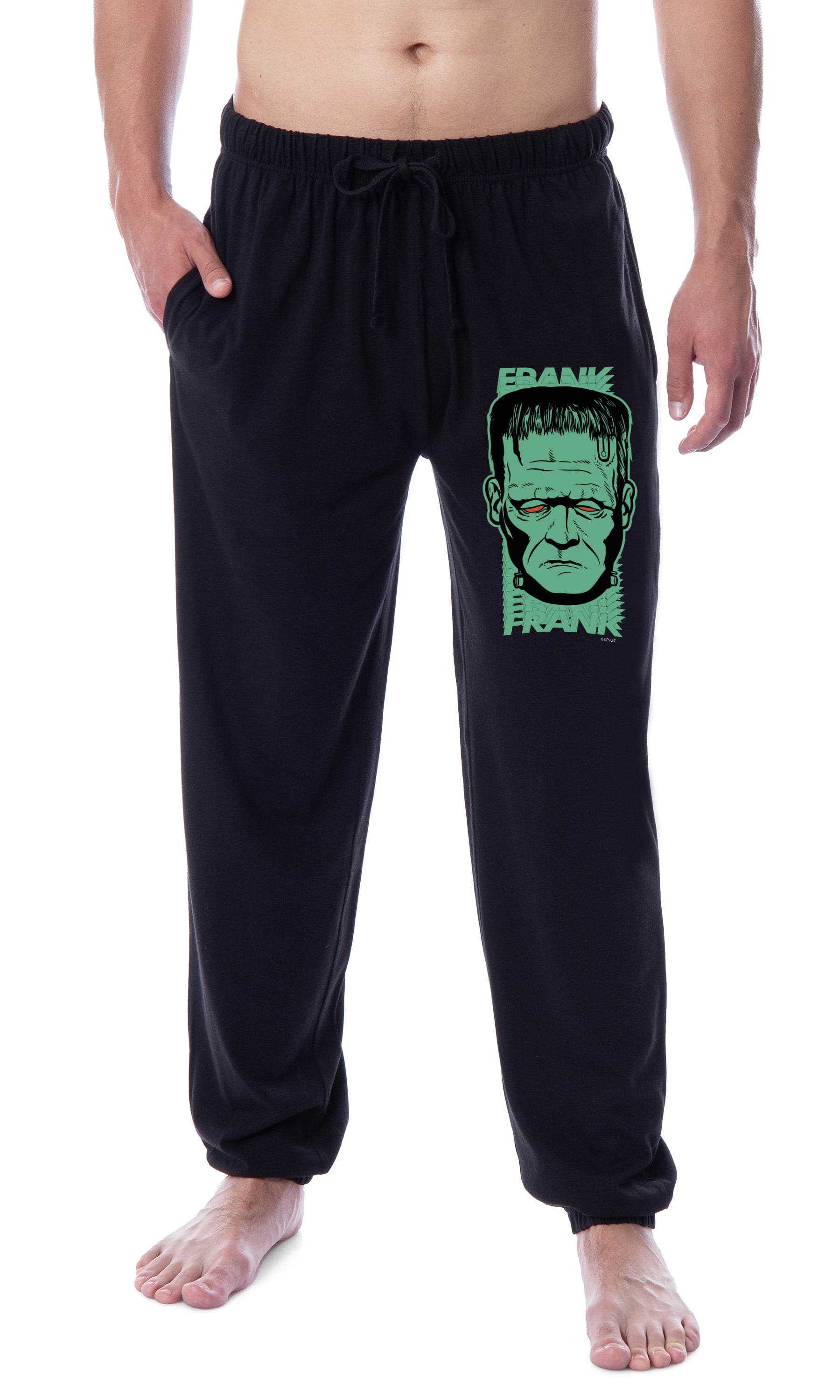 Universal Monsters Mens' Frankenstein Halloween Sleep Jogger Pajama ...