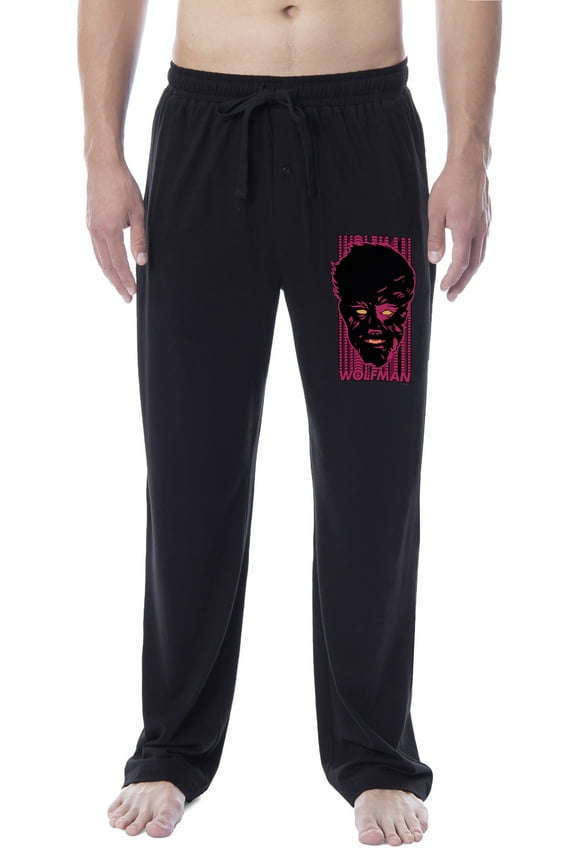 Universal Monsters Mens' The Wolfman Halloween Character Sleep Pajama Pants