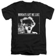 thumbnail image 1 of Universal Monsters Monday Monster S/S Adult V-Neck 30/1 T-Shirt Black, 1 of 1