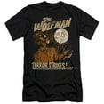 thumbnail image 1 of Universal Monsters - Terror Strikes - Premium Slim Fit Short Sleeve Shirt - Medium, 1 of 2