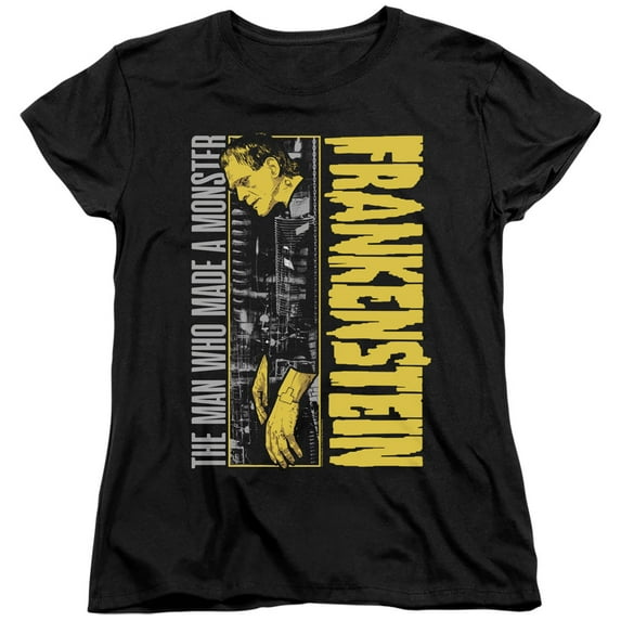 Universal Monsters The Man Who Made A S/S Women's T-Shirt Black